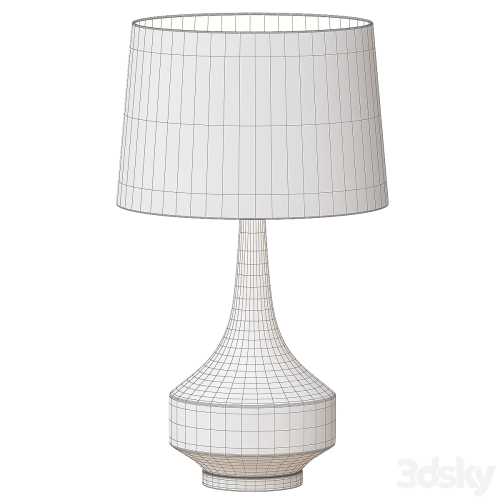 Anderson Table Lamp, White