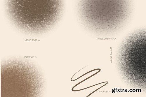 Texture brushes for Procreate AREDQDP