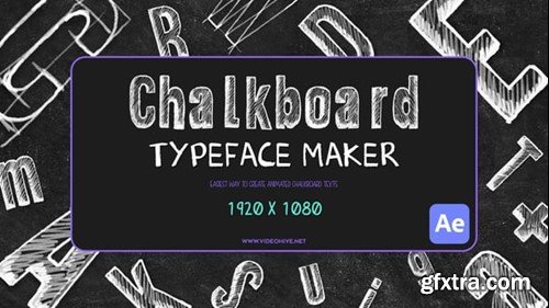 Videohive Chalkboard Typeface Maker 54813910