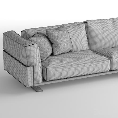 Longhi Ritual chaise lounge sofa