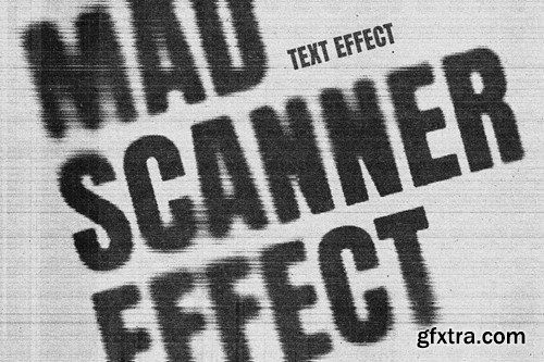 Mad Scanner Text Effect NZR42KZ