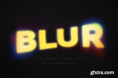 Gradient Blurred Text Effect HWARGJ2