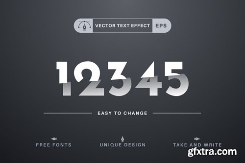 Razor - Editable Text Effect, Font Style 3EQGHTA