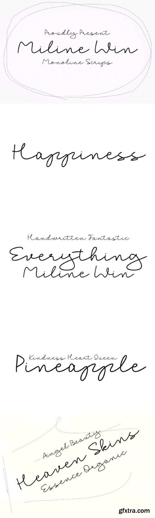 Miline Win Font