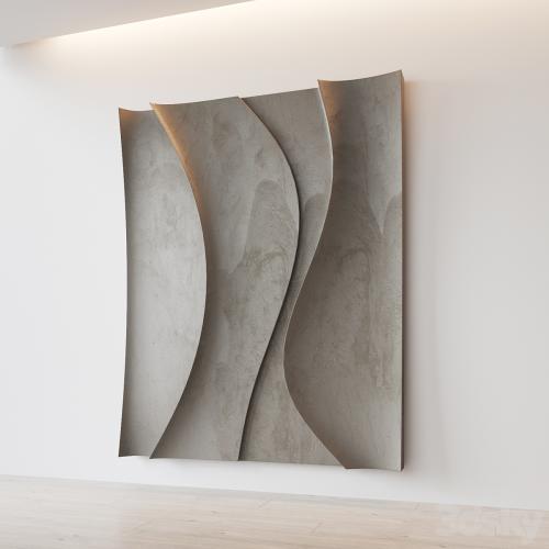 Abstract composition. Relief. Plateau. 9