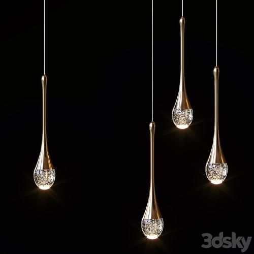 Pendant lights Mettasha Chandelier 1 and 3 lamps