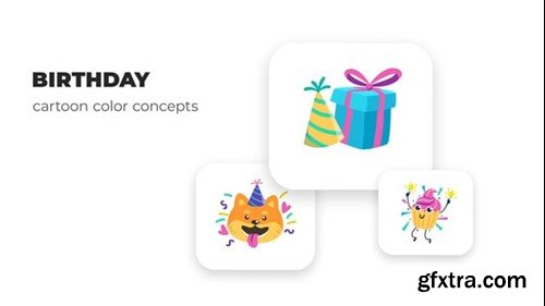 Videohive Birthday - Cartoon Color Concepts 54754799