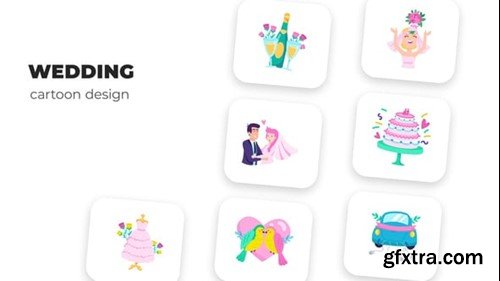 Videohive Wedding - Cartoon Design 54754041