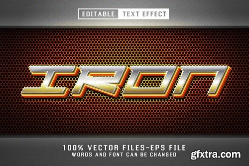 Burn 3d Metalic Text - Editable Text Effect YF8AMUQ