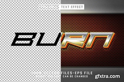 Burn 3d Metalic Text - Editable Text Effect YF8AMUQ