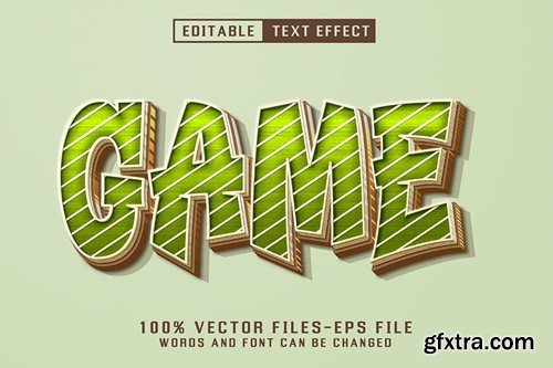 Twigs Cartoon Text - Editable Text Effect D9RAMPH