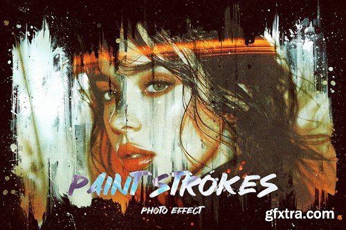 Paint Strokes Photo Effect AP7WZ7G