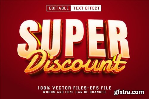 Super Discount 3d Text - Editable Text Effect KUTDKRU