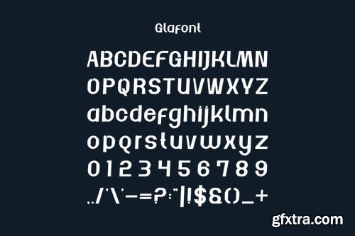 Glafont - Modern Logo Font CU2DA65