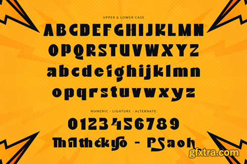 Ritchie - Unique Display Font CA7CMHK