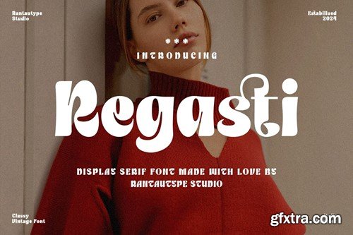 Regasti Vintage Display Font D64YX6N