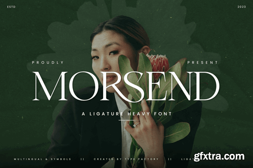 Morsend - A Ligature Heavy Font XZ7N4T9