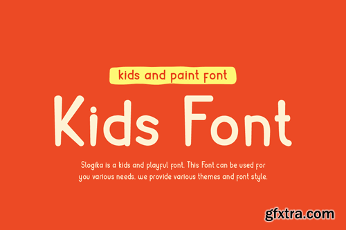 Slogika - Kids & Paint Font FTTSTDQ