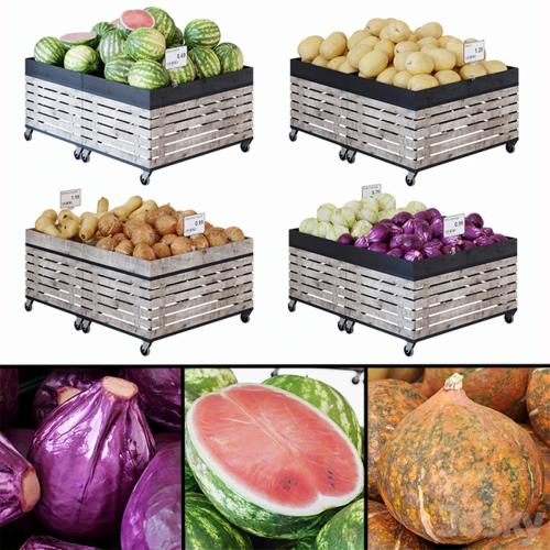 Racks for vegetables / fruits