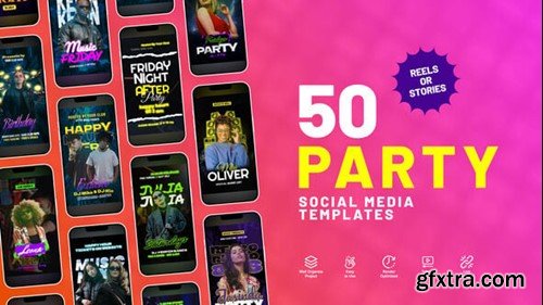 Videohive Party Flyers Instagram Stories 54822367