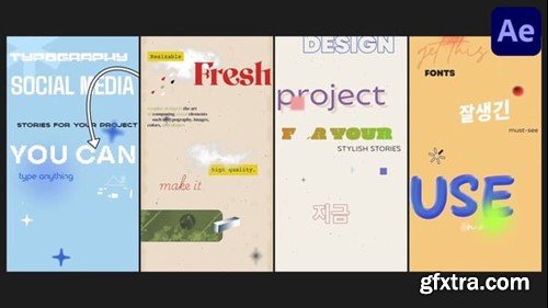 Videohive Long Stories Scrolling Typography for After Effects 54819461