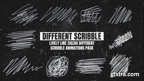 Videohive Lively Line Zigzag Different Scribble Animations Pack 54816786