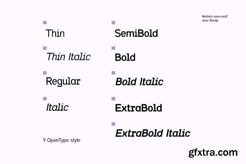 Maxbeland Modern Sans Serif Family Font GGAKWZA