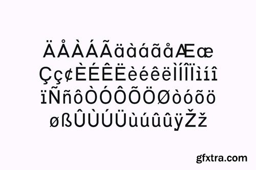 Maxbeland Modern Sans Serif Family Font GGAKWZA