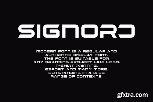 Signord Font 5MGMCET