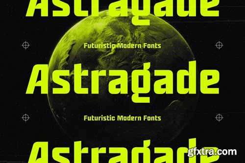 Astragade - Futuristic Modern Fonts J2L4PJC