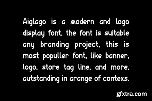 Aiglago - Hybrid Logo Sans Font VBUTNK6