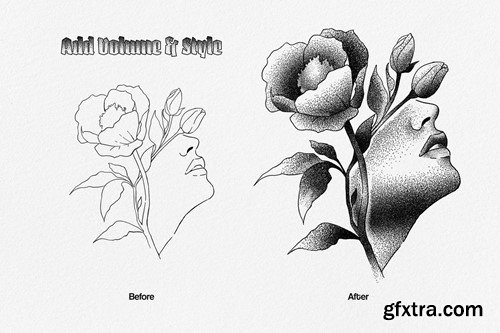 Procreate Stipple Brushes HQ74SUM