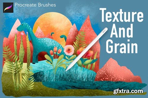 Texture and Grain Procreate Brushes G2AZDAY