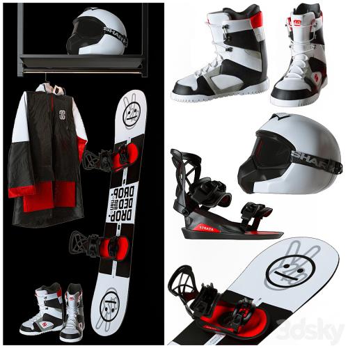 Snowboard set