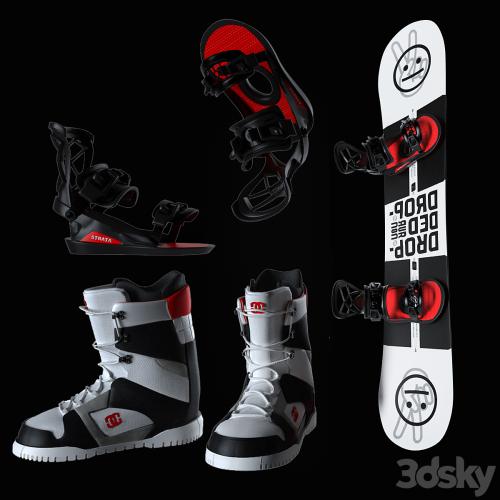 Snowboard set