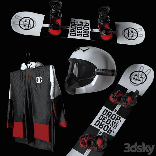 Snowboard set