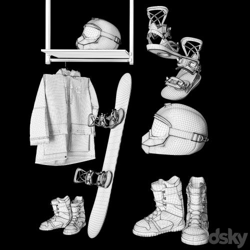 Snowboard set