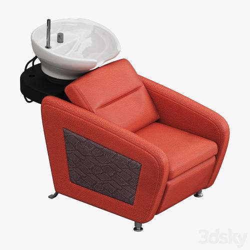 Hairdressing chair for hair washing MADISON