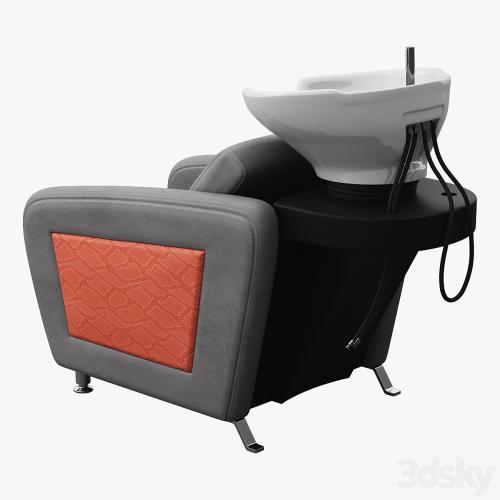 Hairdressing chair for hair washing MADISON