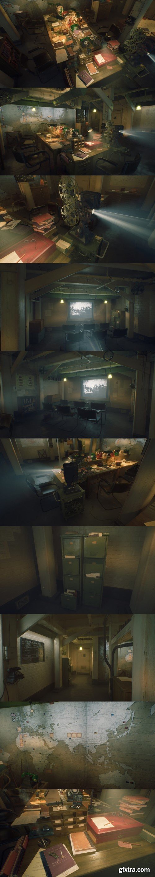 World War 2 Room Environment