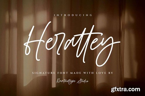 Herattey Signature Font 7WESRDN