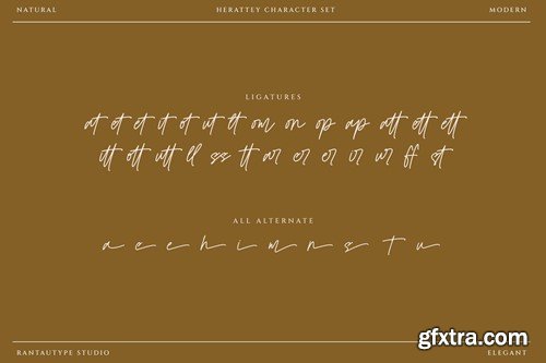 Herattey Signature Font 7WESRDN