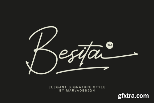 Besita - Elegant Script D4FNETG