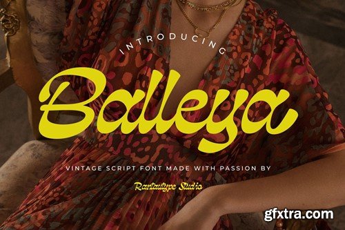 Balleya Vintage Script Font QFQ7GX5