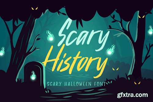 Scary History - Scary Halloween Font LDSZ4DD