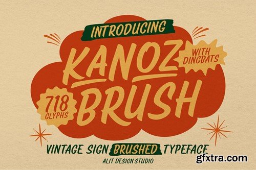 Kanoz Brush Font 47PQD8L