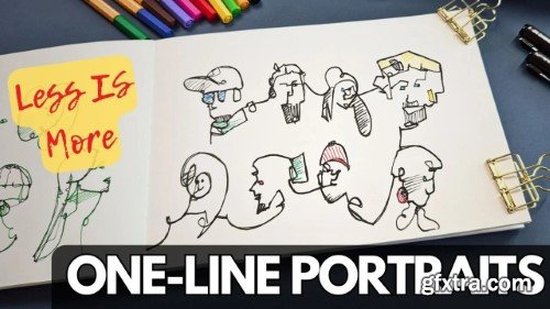 One-Line Doodle Portraits - The Less is More Approach