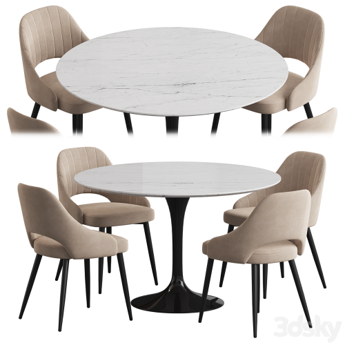 Tulip table M-City Fantine Dining set