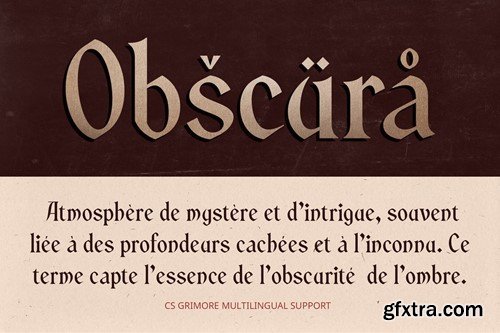 Grimore – Gothic Font E6936Y2