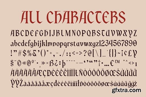 Grimore – Gothic Font E6936Y2